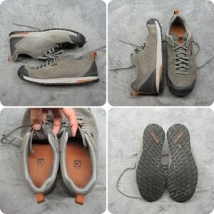 Oboz Bozemen Shoes Mens 11 Gray Saw Shark Tooth Low Hiking Suede Trail Comfort